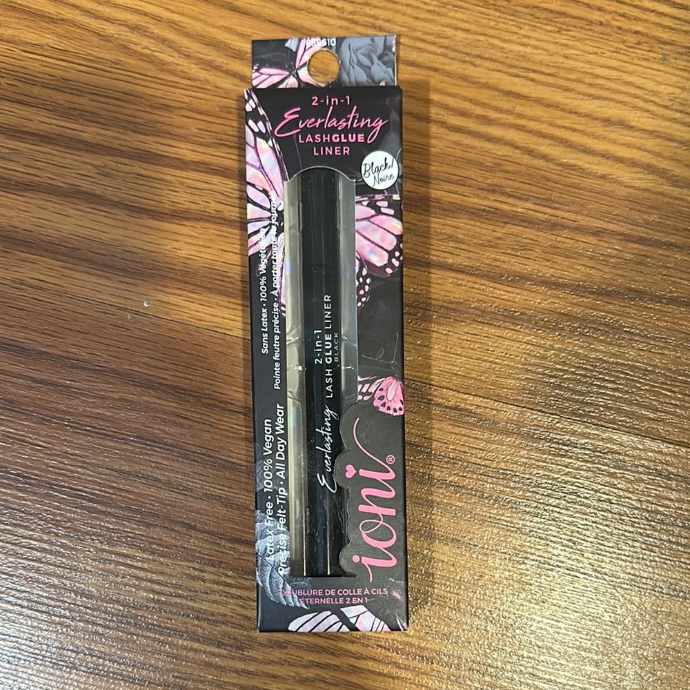ioni 2-in-1 Everlasting Lash Glue Liner - Black